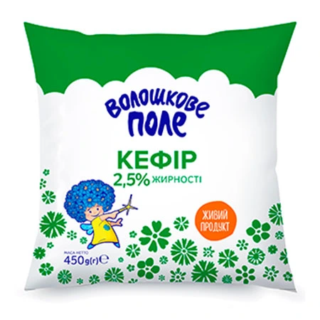 Кефир 2.5% Волошкове Поле, 400 г
