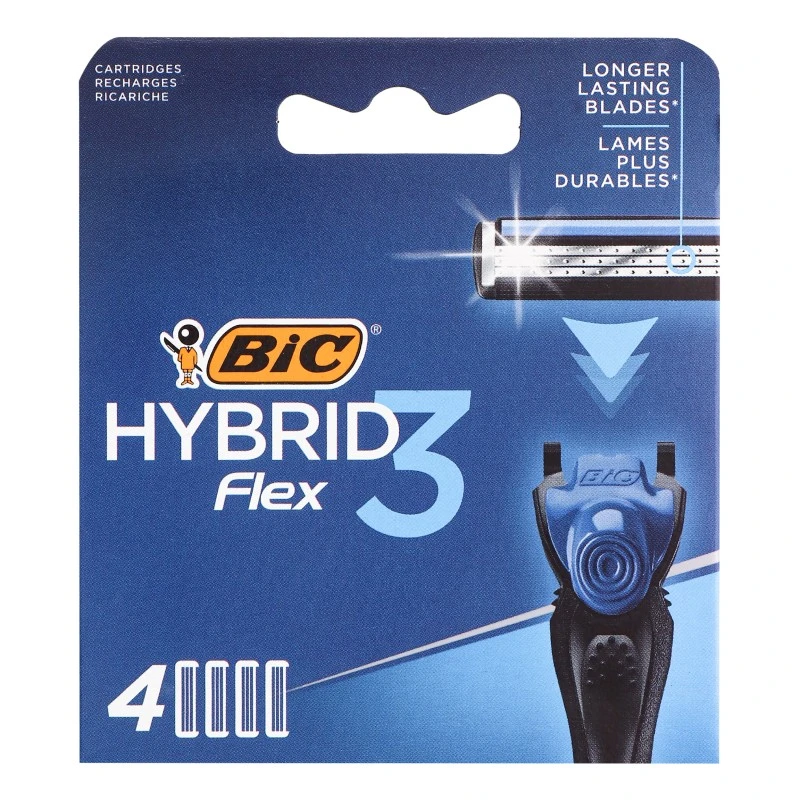 Станок для бритья 3 Flex + 4 картриджа Bic, 1 шт.