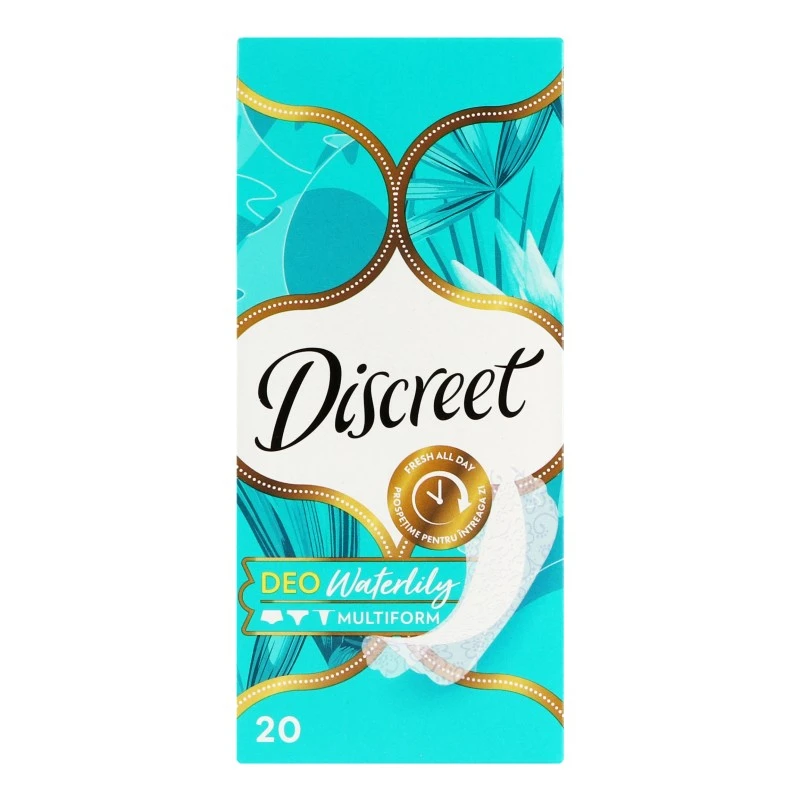 Прокладки гигиенические ежедневные Deo Water Lily Discreet, 20 шт/уп.