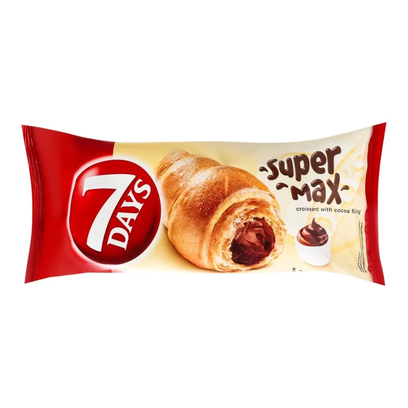 Круассан с какао начинкой Super Max 7 Days, 110 г