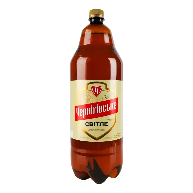 Пиво светлое Черниговское, 2.25 л