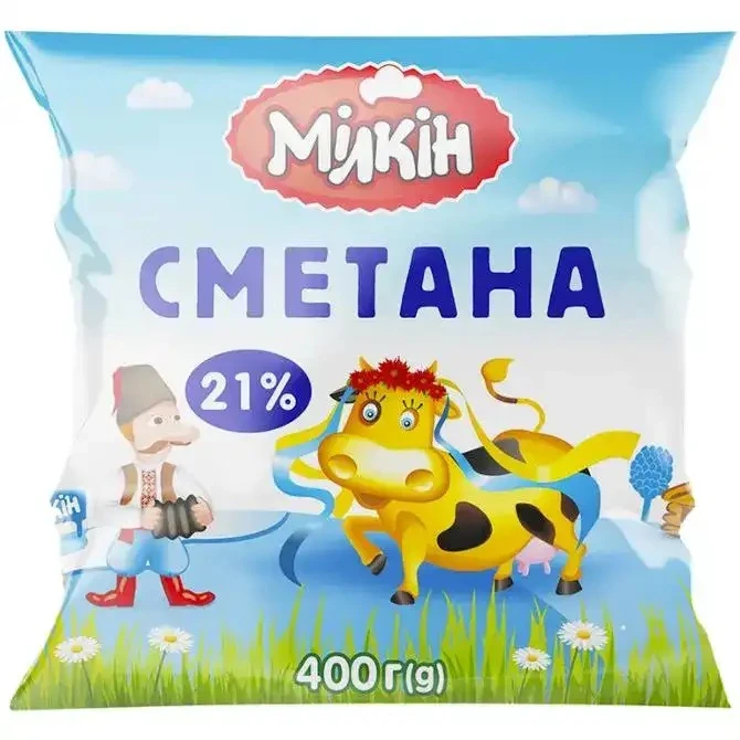 Сметана 21% Milkin, 400 г