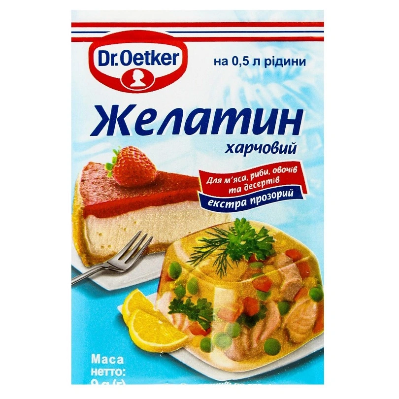 Желатин Dr.Oetker, 9 г