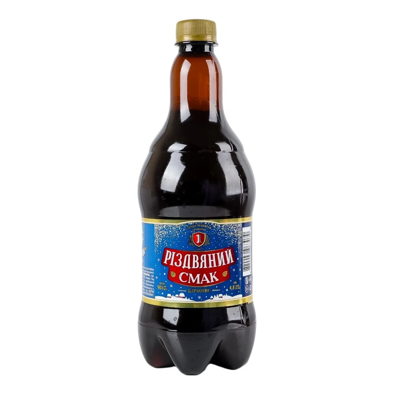 Пиво темное Рождественский вкус Бочковое, 0.9 л