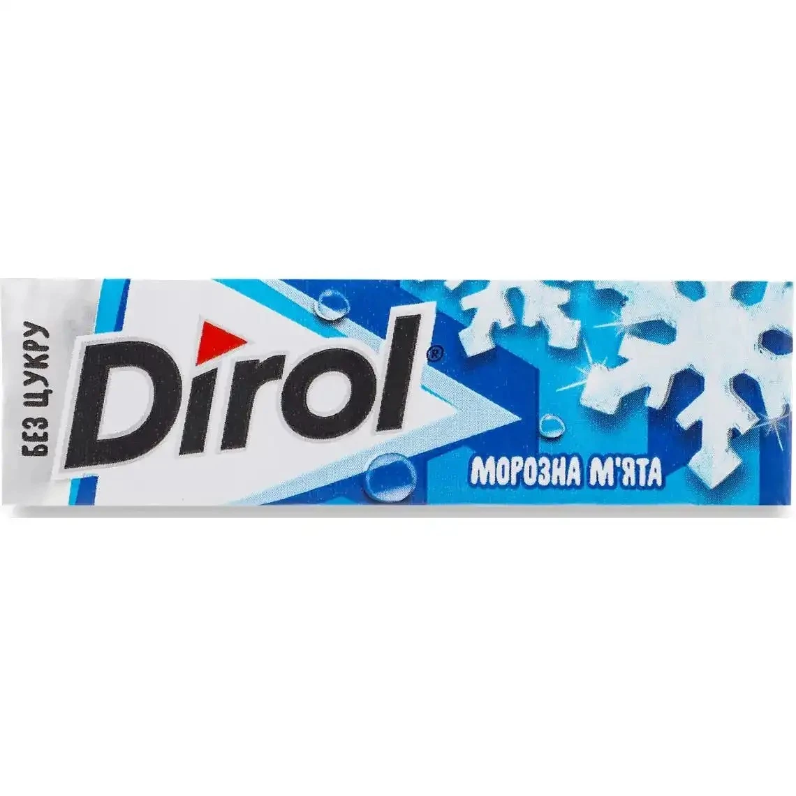Резинка жевательная без сахара Морозная мята Dirol, 14 г