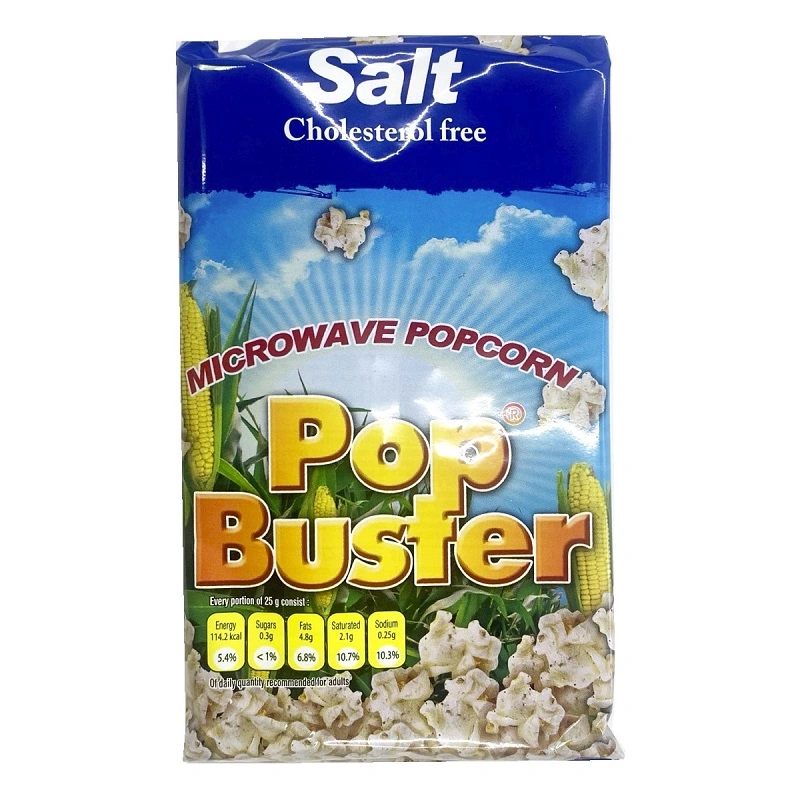 Попкорн для микроволновки с солью Pop Buster, 100 г