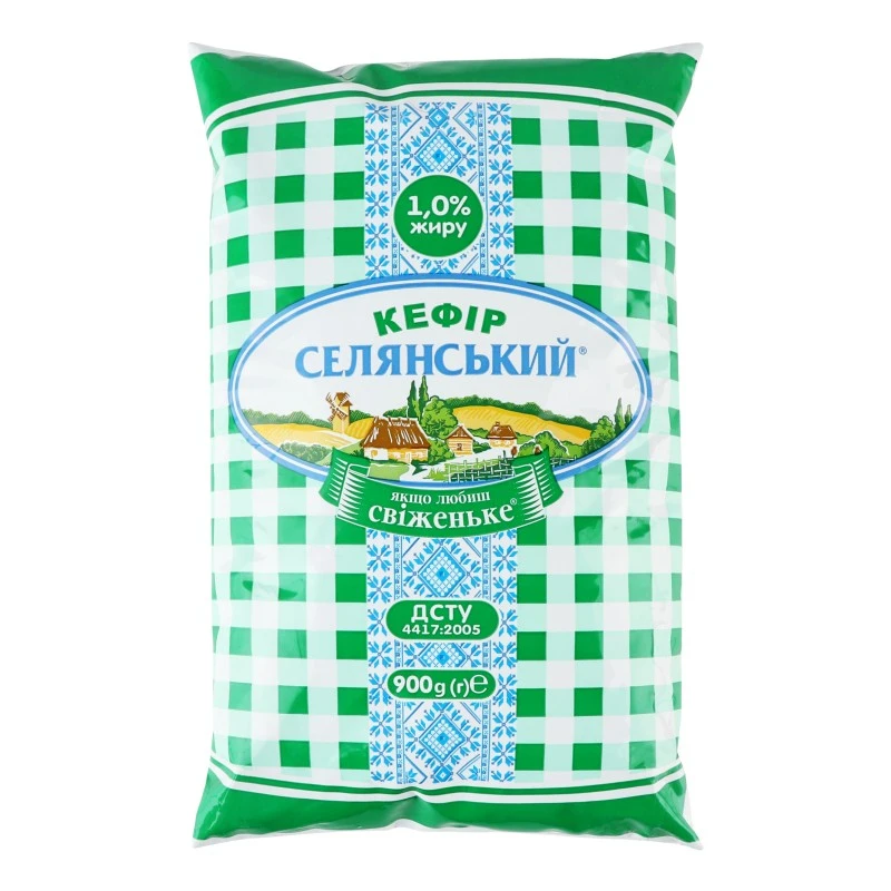 Кефир 1% Селянський, 900 г