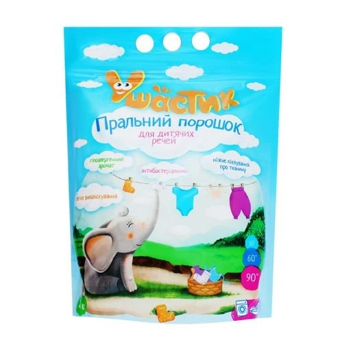 Порошок для стирки детского белья Ушастик, 2.4 кг