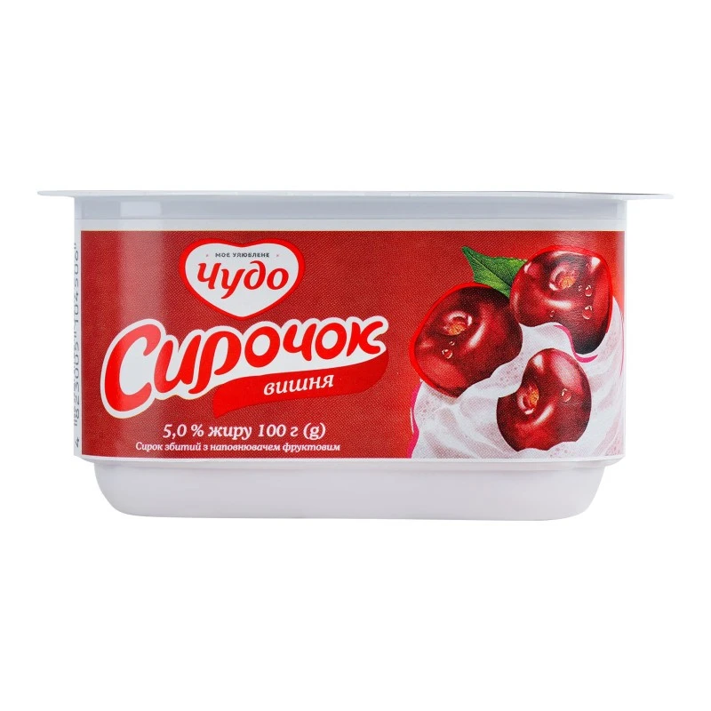 Творожок 5% Вишня Чудо, 100 г