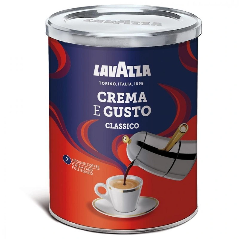 Кофе молотый Classico Crema e Gusto ж/б Lavazza, 250 г