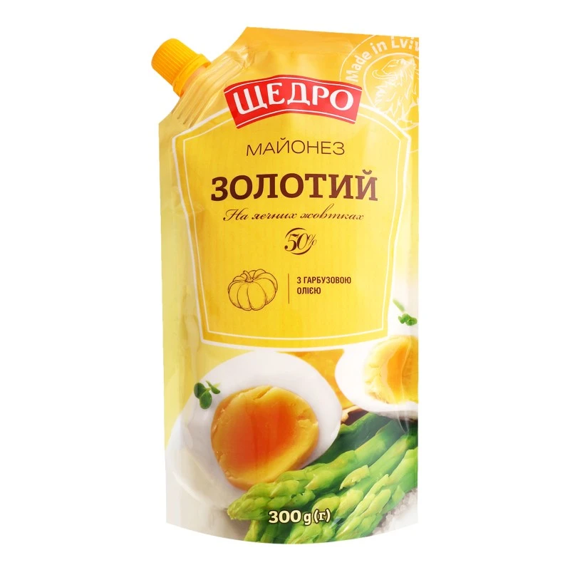 Майонез 50% Золотой Щедро, 300 г