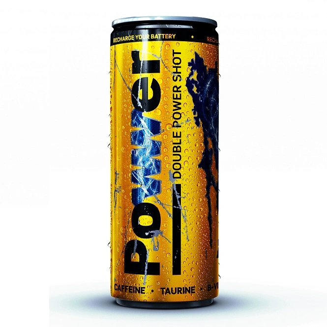 Напиток энергетический б/а газированный ж/б Powwer, 0.25 л