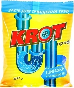 Средство для очистки труб Крот Оникс, 80 г