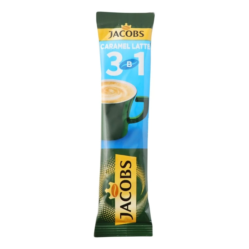 Напиток кофейный растворимый 3в1 Caramel Latte Jacobs, 12.3 г