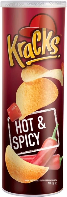 Чипсы остро-пряные Kraks, 160 г