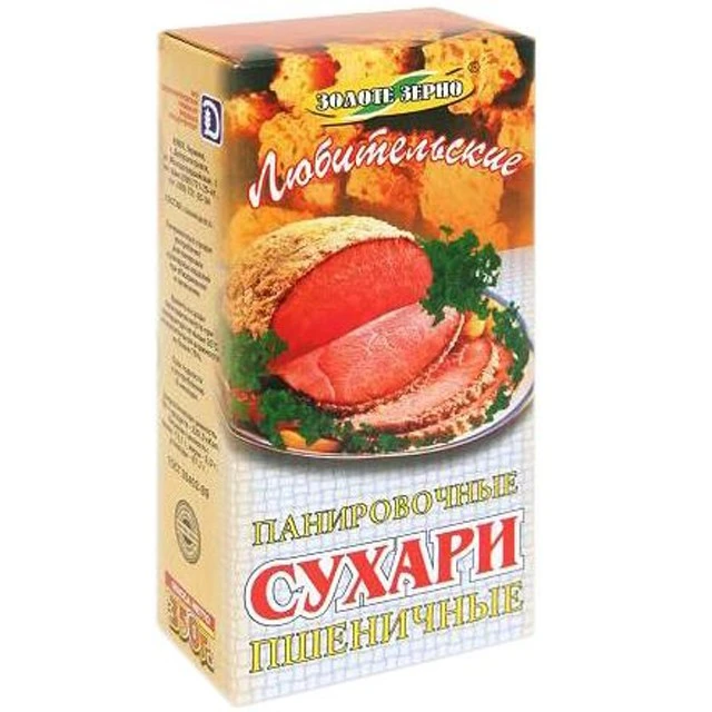 Сухари панировочный Любительские Золотое зерно, 350 г