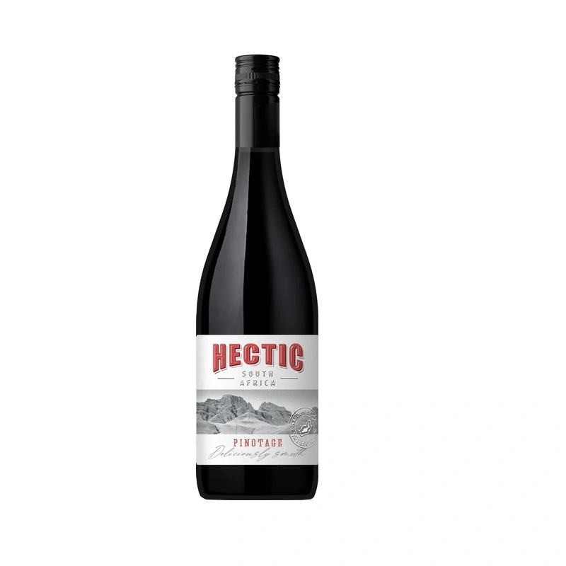 Вино красное сухое Pinotage Hectic, бут 0.75л