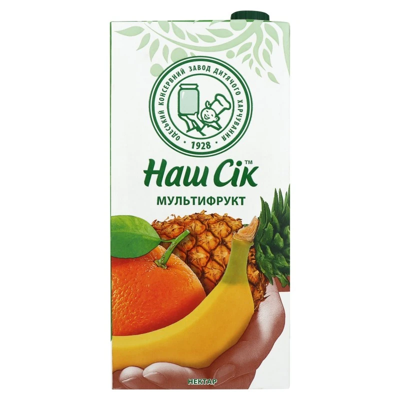 Нектар Мультифрукт Наш Сок, 1.93 л
