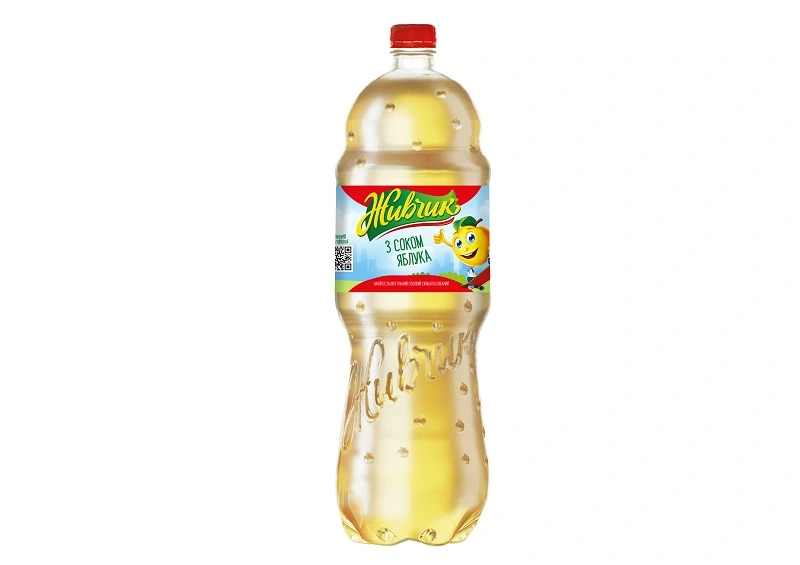 Напиток газированный Яблоко Живчик, 1.8 л