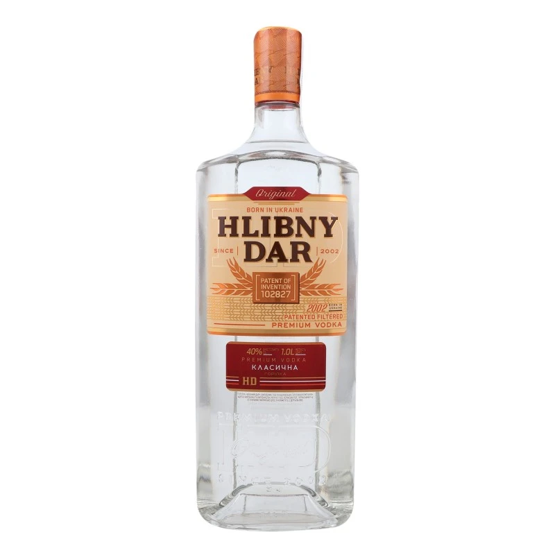 Водка Классическая Hlibny Dar, 1 л