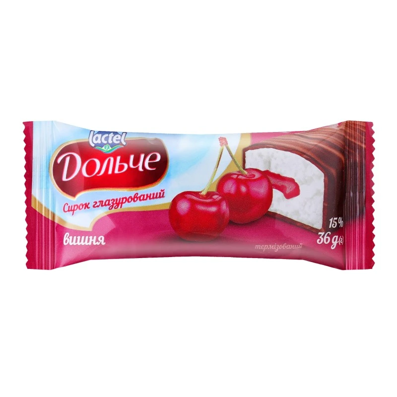 Сырок глазированный 15% Вишня Дольче, 36 г