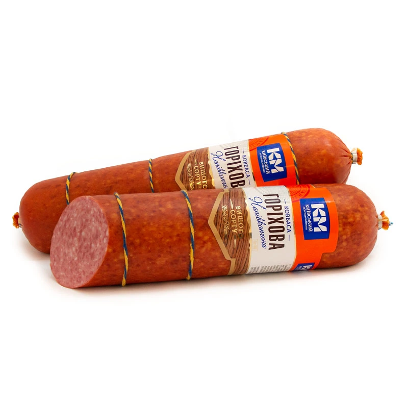 Колбаса полукопченая Ореховая в/с Київський МК