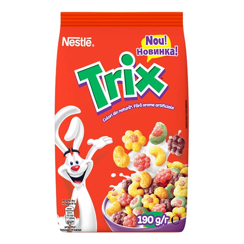 Завтрак сухой с витаминами и минеральными веществами Trix Nestle м/у 190г