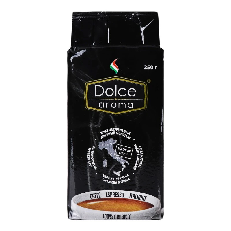 Кофе молотый 100% Arabica Dolce Aroma, 250 г