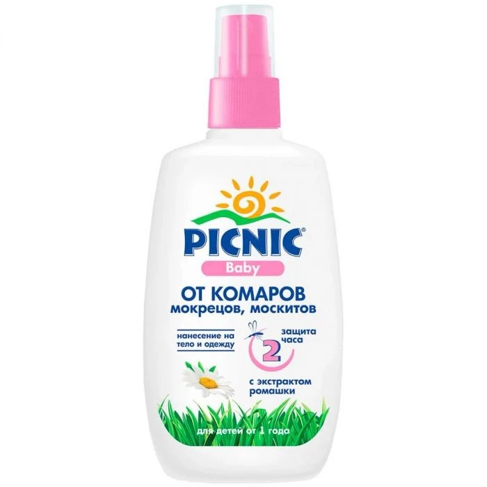 Спрей от комаров Picnic Baby, 100 мл
