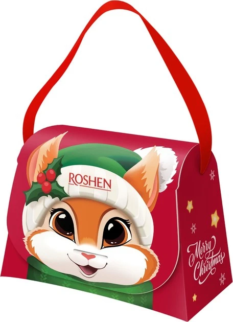 Новогодний подарок 2 26 Новогодняя сумочка Roshen, 330 г