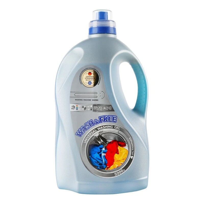 Гель для стирки универсальный Wash&amp;Free, 5 кг