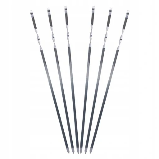 Шампур плоский 60 см Скаут, 6 шт