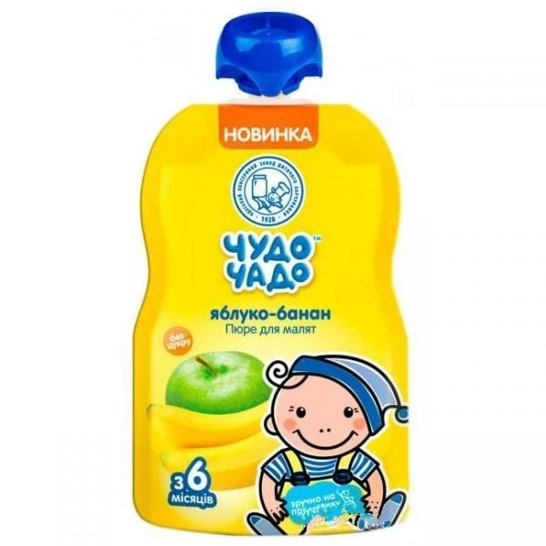 Пюре Яблоко-Банан Чудо Чадо, 90 г