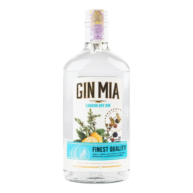Джин лондонский Gin Mia, 0.7 л