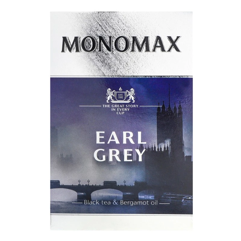 Чай листовой черный Earl Grey Monomax, 90 г