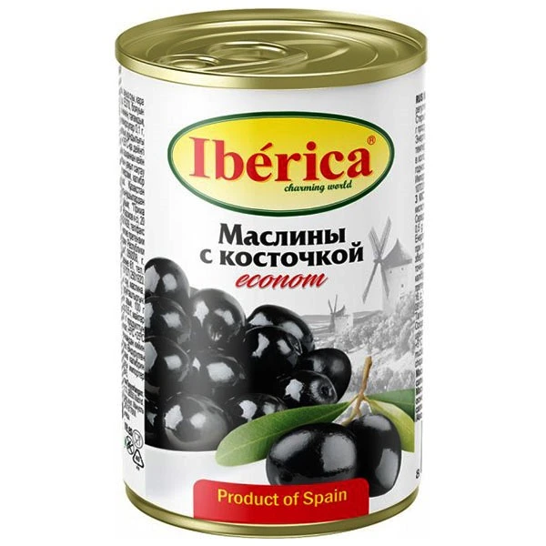 Маслины с косточкой Iberica, 280 г