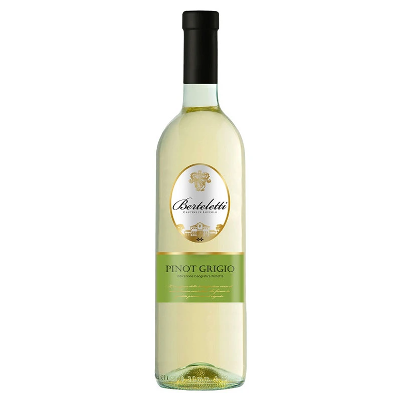 Вино белое сухое Pinot Grigio Berteletti, 0.75 л