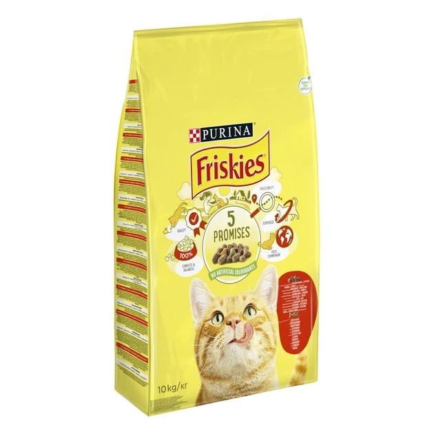 Сухой корм для котов Курица и овощи Friskies