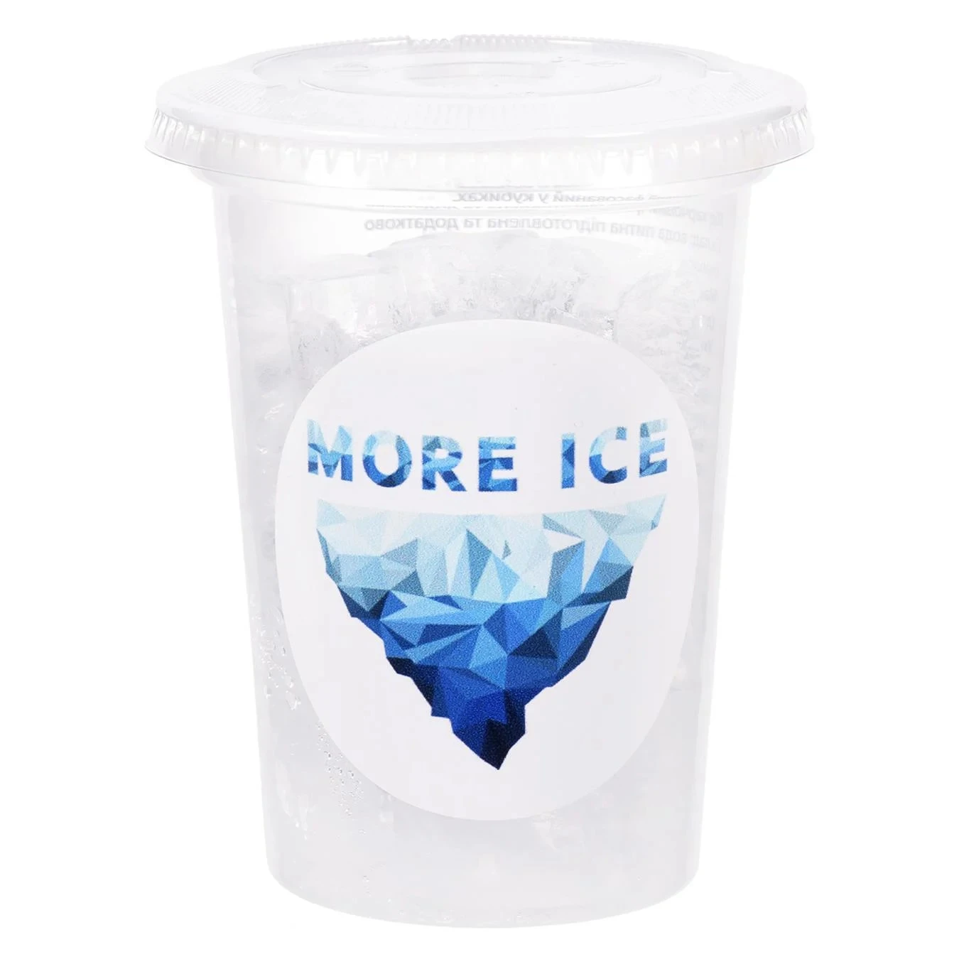 Лед пищевой стакан More ice , 130 г