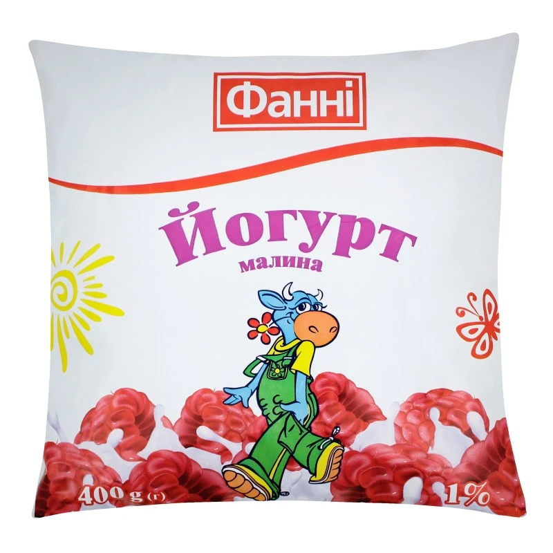 Йогурт 1% Малина Фанні, 400 г