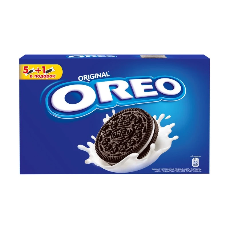 Печенье с какао и ванильной начинкой Original Oreo, 228 г