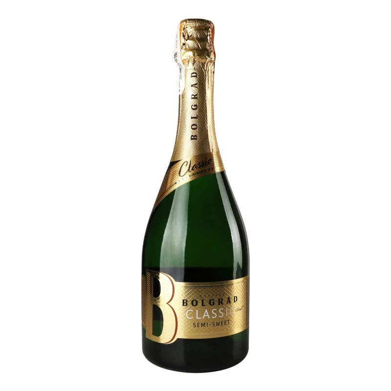 Вино игристое белое полусладкое Classic Bolgrad, 0.75 л