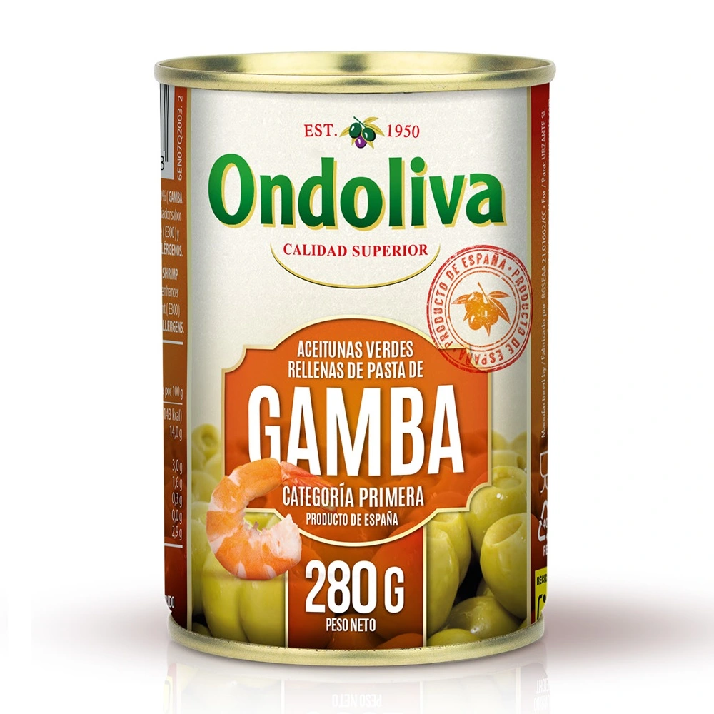 Оливки с креветками Ondoliva, 280 г