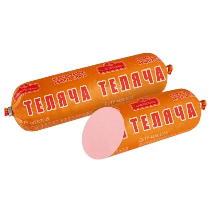 Колбаса вареная Телячья в/с Самобранка, 400 г