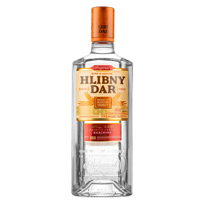 Водка Классическая Hlibny Dar, 0.5 л