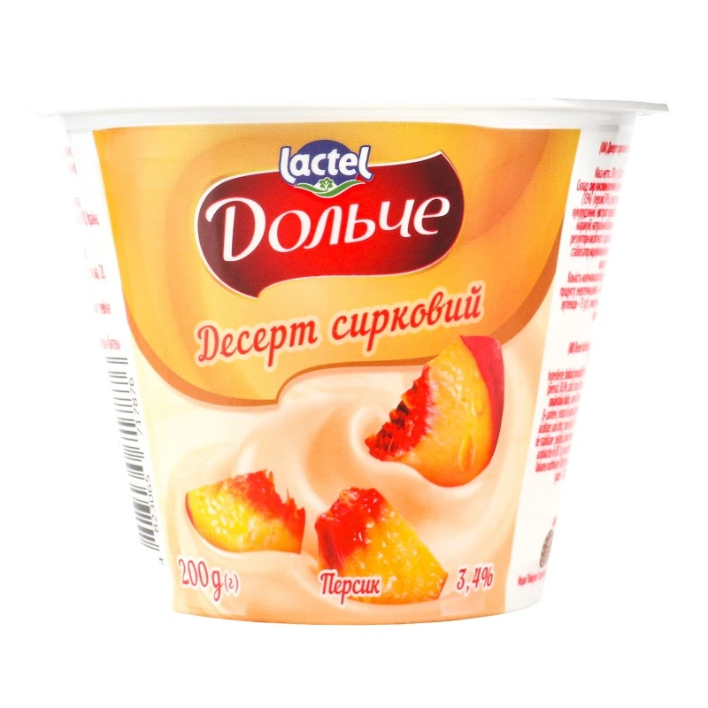 Десерт 3.4% Персик Дольче, 200 г