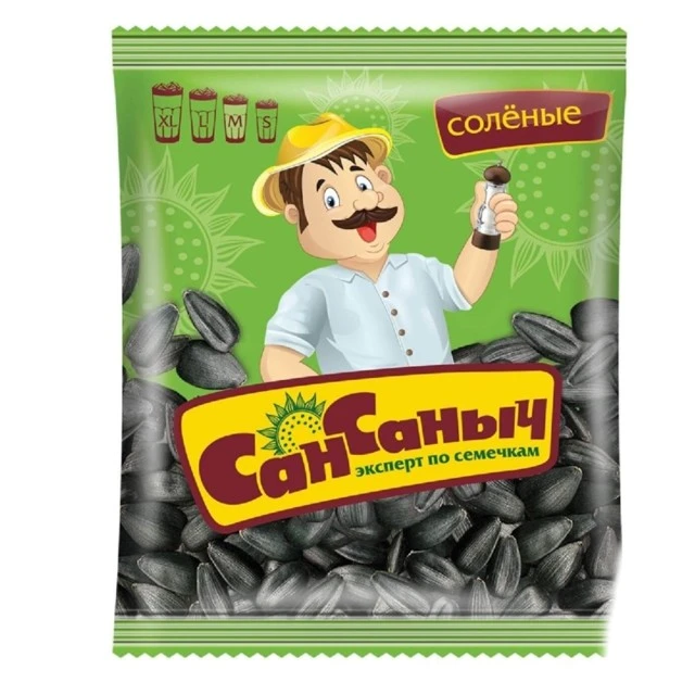 Семечки жареные солёные Сан Саныч, 155 г