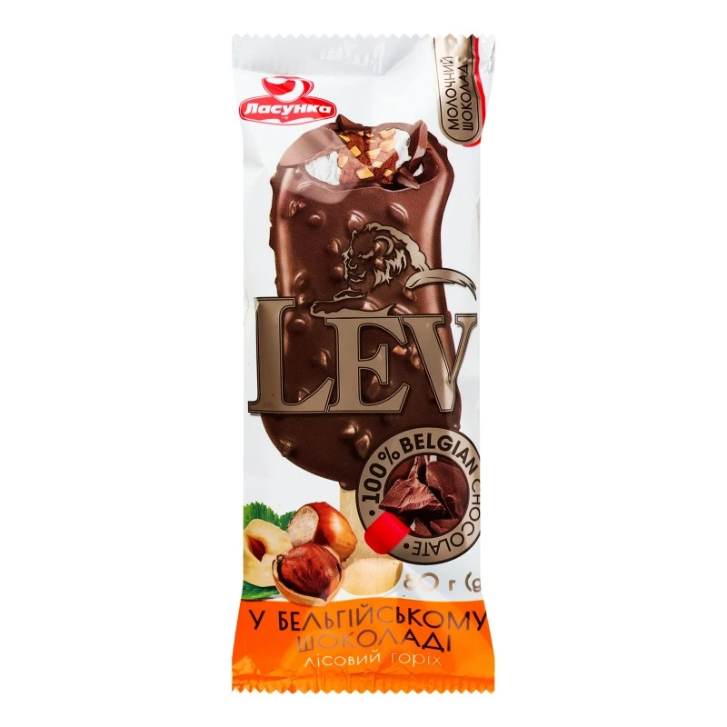 Мороженое лесной орех Lev Ласунка, 80 г