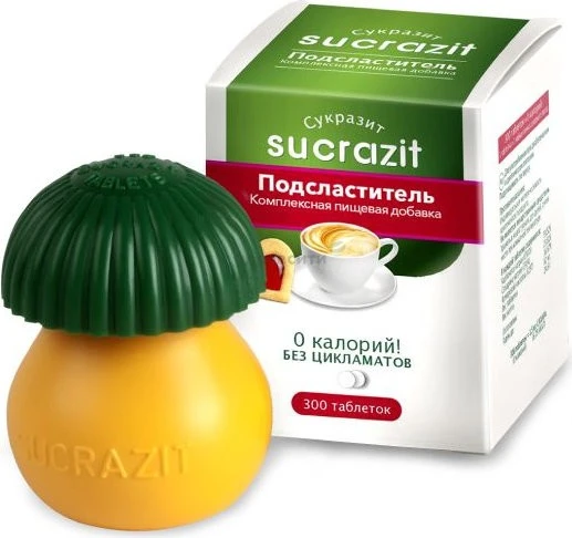 Сахарозаменитель Mushroom Sukrazit, 300 шт/уп.