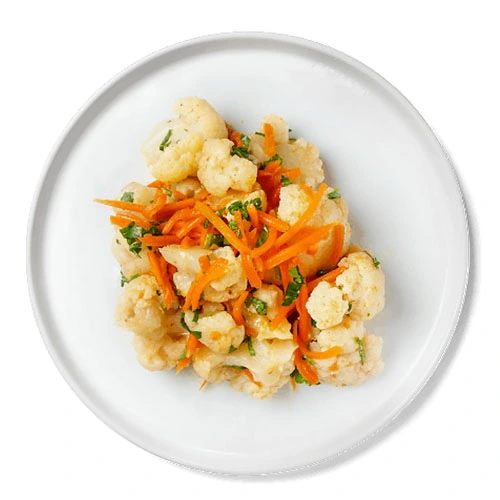 Капуста цветная по-корейски